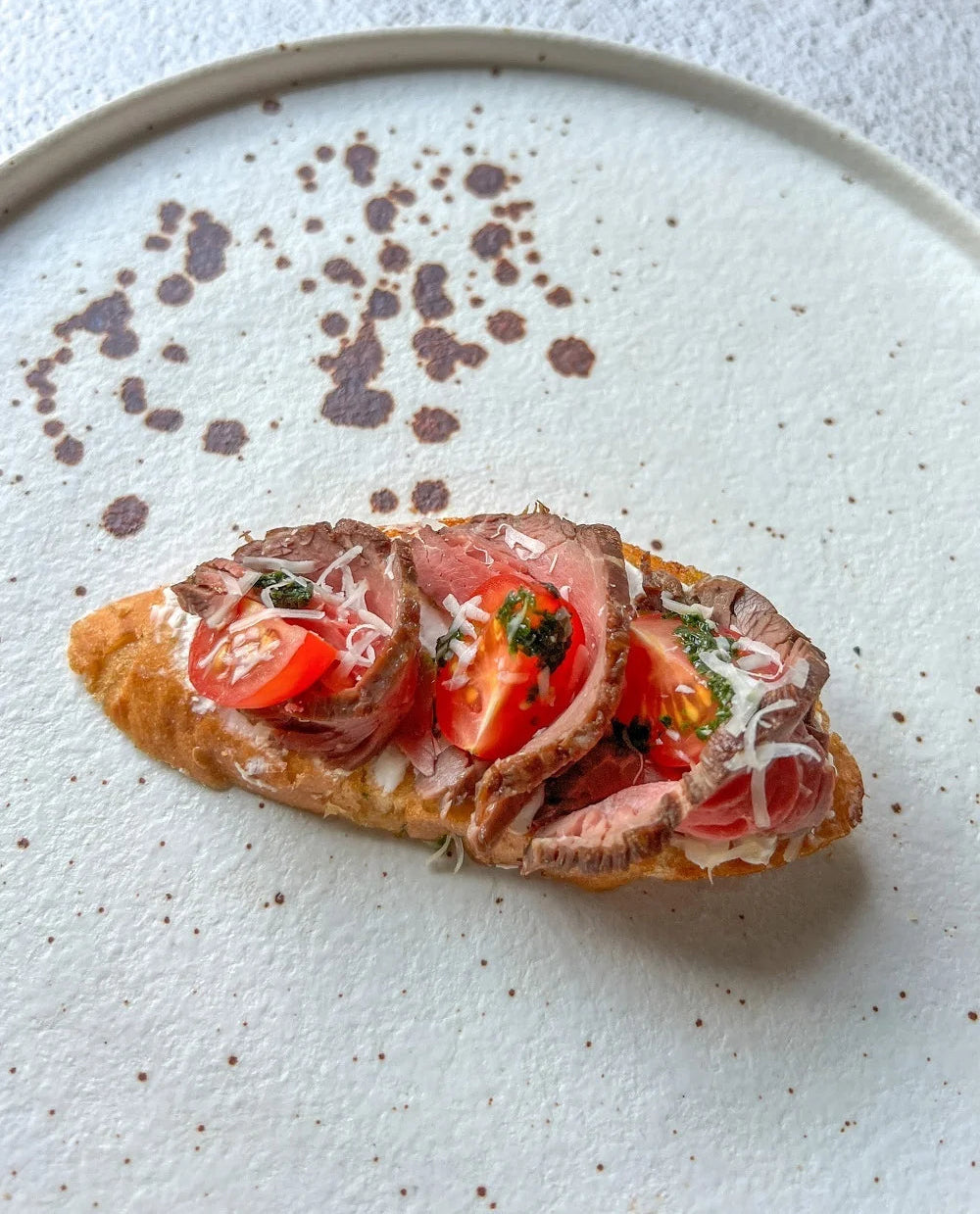 Rôti de bœuf et pesto