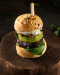 Mini-burgers aux légumes grillés