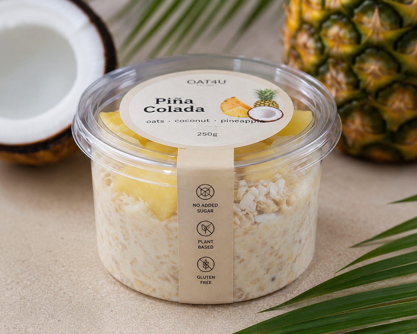 OAT4U Piña Colada – Coconut & Pineapple Oats