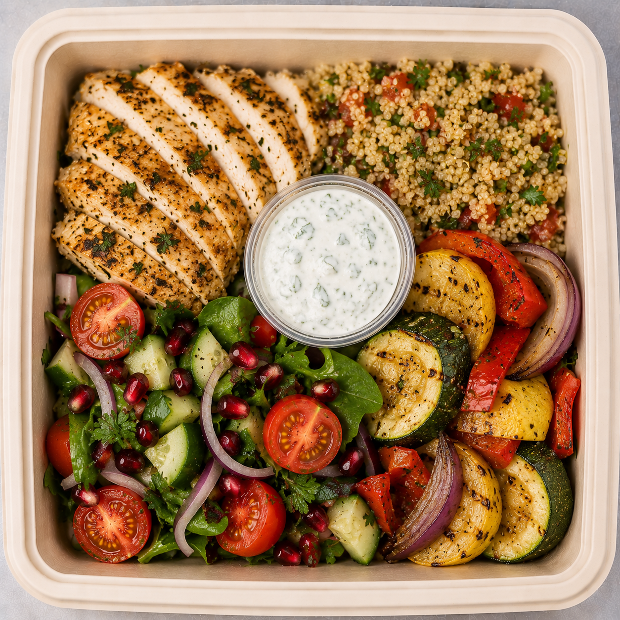 Mediterranean Chicken Bowl