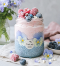 Blue Spirulina & Berry Chia Breakfast Jar