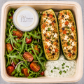Mediterranean Stuffed Zucchini